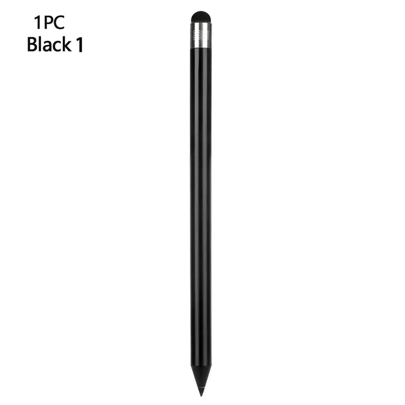 Sleek black stylus with silver tip for NoEnName Null Feature wireless charging device