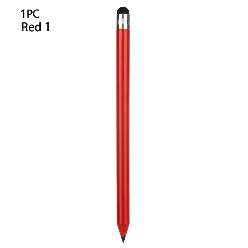 Red pencil-style stylus with silver tip for NoEnName Null Feature wireless charging device