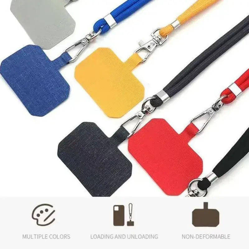 Colorful identification badge holders with lanyards from NoEnName Universal Phone, Mainland China