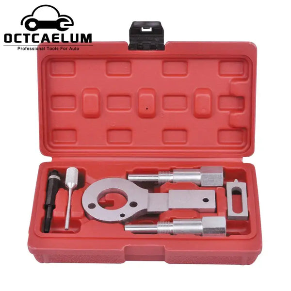 Red plastic toolbox with Octcaelum AT2079 timing tool model components from Mainland China