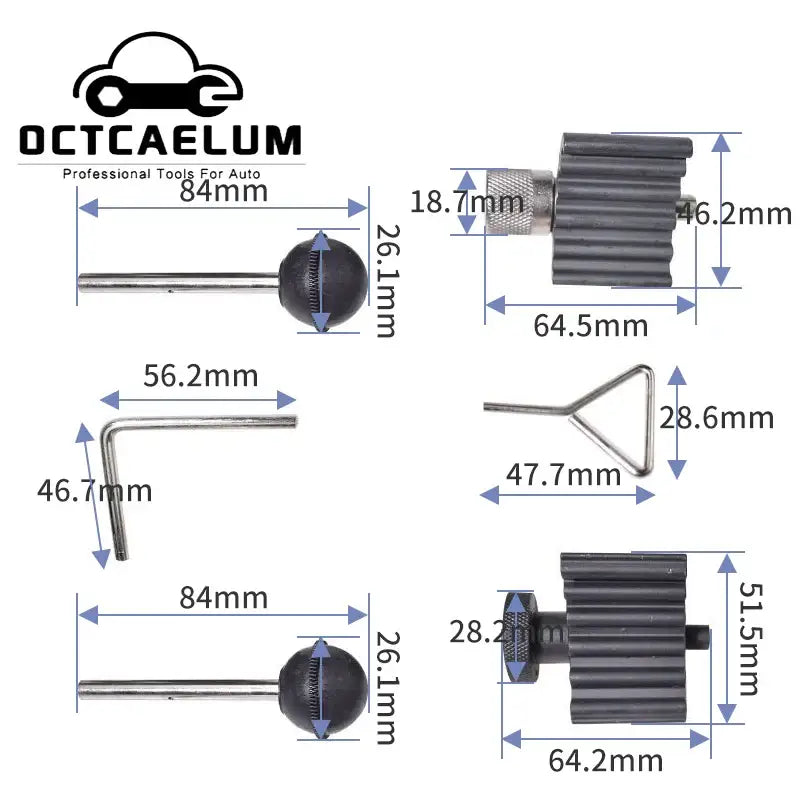 Technical diagram of Octaelum AT2049 Steel Timing Tool Model from Mainland China