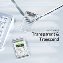 Transparent storage devices and memory cards in Orico 2.5 Inch Mainland China Case for 6TB Hard Drive Storage