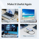 Collage of electronic devices highlighting the Orico Mainland China Case for Hard Drive Storage