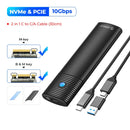 ORICO M2 SSD Enclosure for High-Speed Data Transfer with NVMe and PCIe compatibility