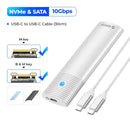 ORICO M2 SSD Enclosure for High-Speed Data Transfer with NVMe and SATA support