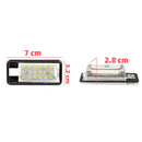 LED License Plate Light with dimensions labeled, OTNHAEE License Plate Lights showcased