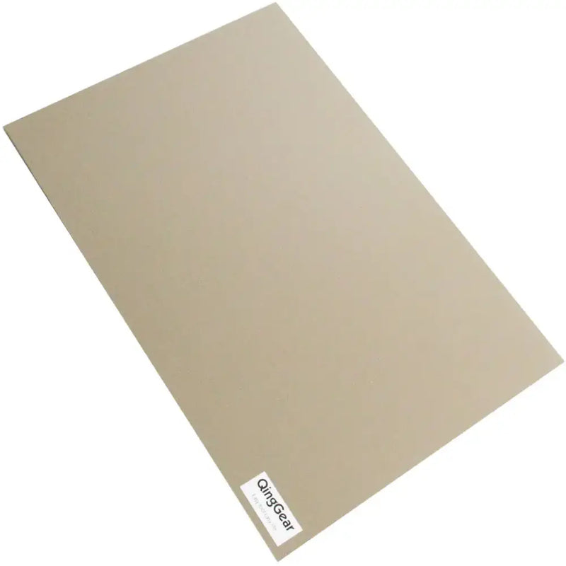 Beige rectangular board with label, showcasing QingGear commercial manufacture quality