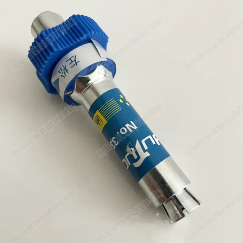 Pressure sensor with blue cap and metallic body for Quick Locking Pliers for M10 Grease