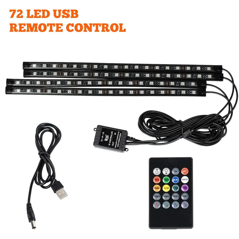 LED light strips with remote control and USB connection for NoEnName Atmosphere Lamp