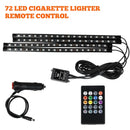 LED light strips with remote control for NoEnName Atmosphere Lamp enhancing car light strip