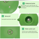 Green plastic device illustrating features of Robovacs humidification method for efficient mist discharge