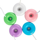 Colorful earbuds in green, white, pink, purple, and blue for Robovacs Humidification Method