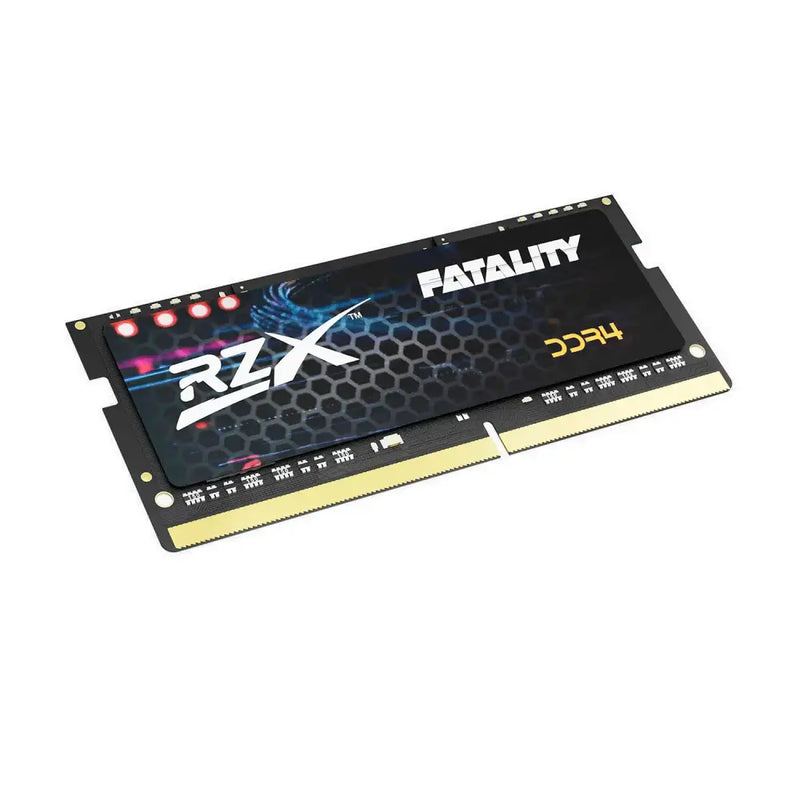 Computer RAM module featuring FATALITY branding for RZX DDR4 Memoria laptop performance