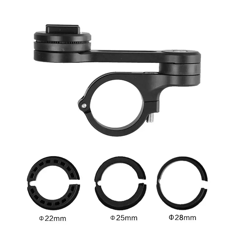 Bicycle handlebar mount with adjustable clamp rings for Sadione Universal Bicycle Phone Holder