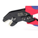 Crimping tool SN-58B with red and blue handles for Mainland China DIY projects