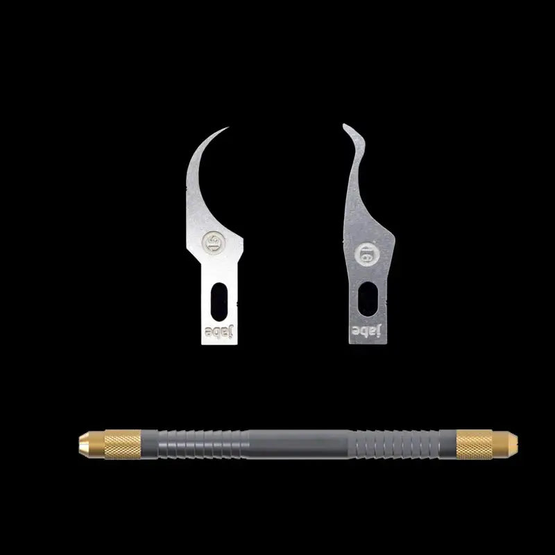 Precision knife with textured handle and interchangeable blades for SAYTL Alloy Steel PCB chip repair