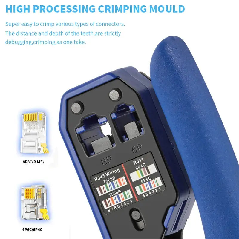 High processing Seven Floor Cable Crimper with blue handle from Mainland China quality tools