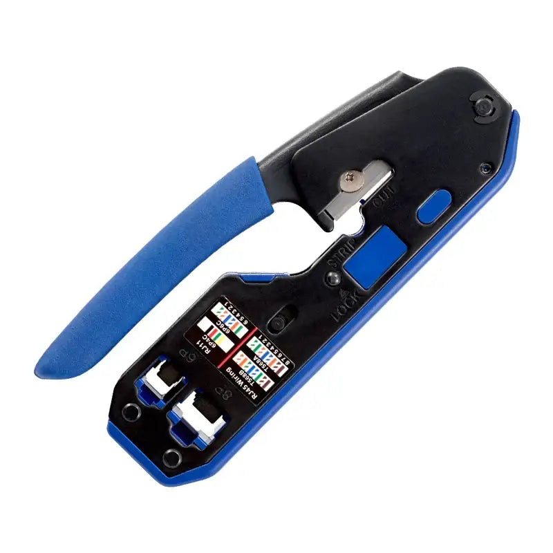 Crimping tool with blue and black handle for Seven Floor Cable from Mainland China