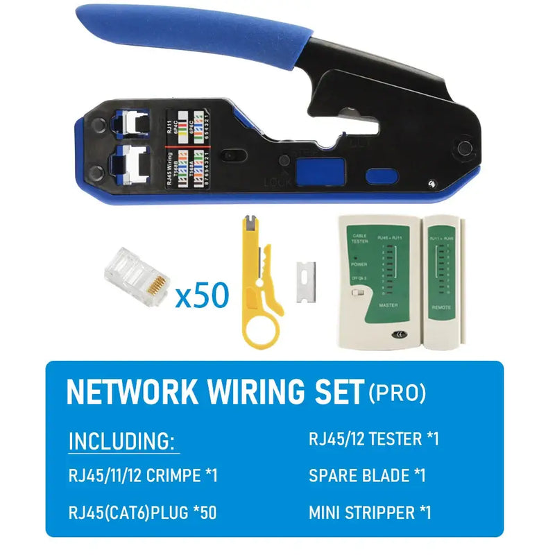 Network cable crimping tool with blue handle from Seven Floor Cable, Mainland China quality