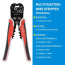 Multi-function wire stripper tool with red and black handles from Seven Floor DIY Supplies