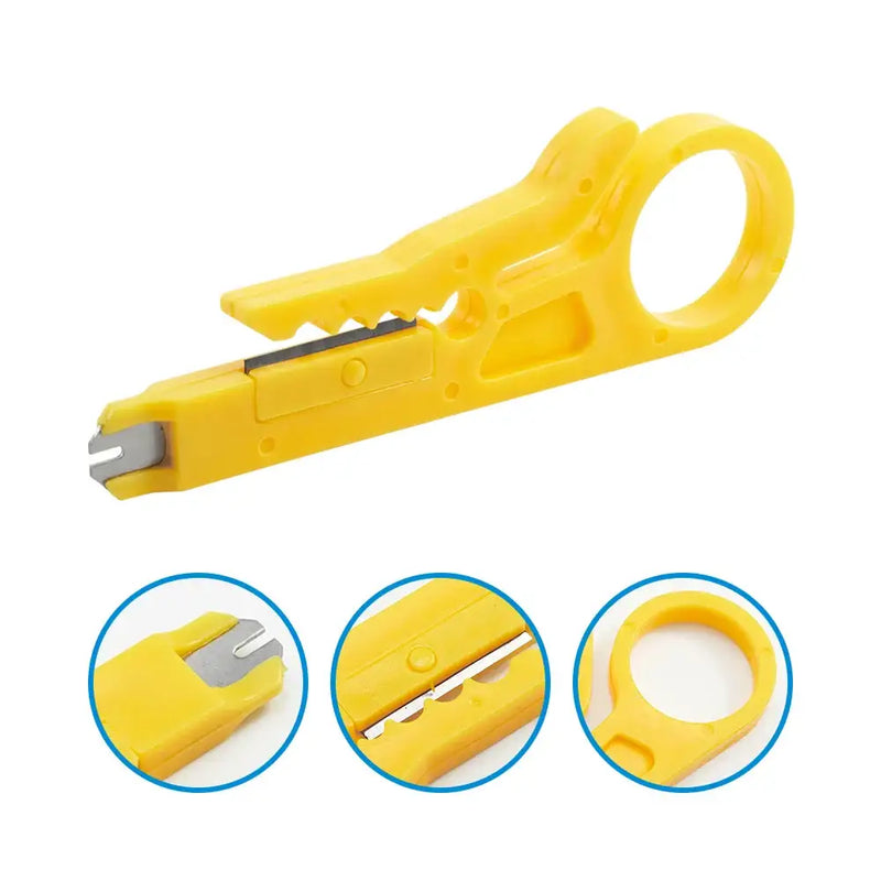 1PC Wire Stripper Knife Crimper Pliers Crimping Tool Cable Stripping Wire