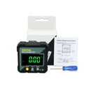 Digital Inclinometer with Green LCD Display at 0.00 Degrees, Shahe Degree Mini Electronic, RoHS Model Number