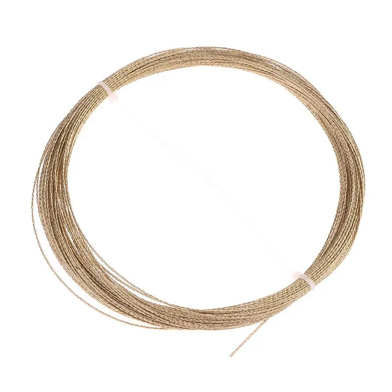 Coiled bundle of golden wire for SHIDWJ 22m car windshield window removal tool