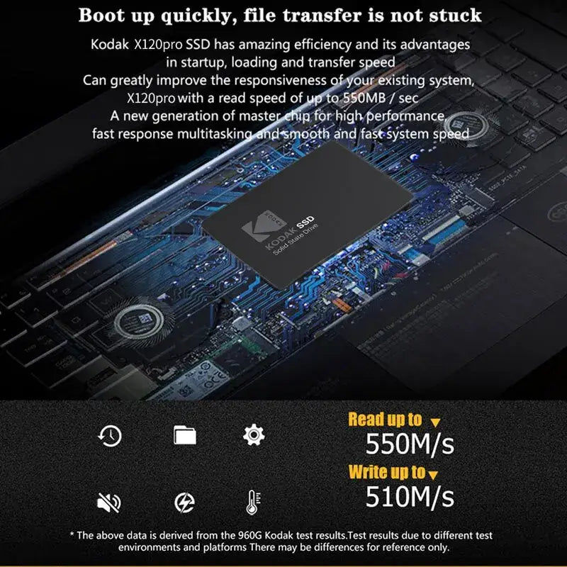 Solid-state drive circuit board showcasing NAND flash components for industrial computers