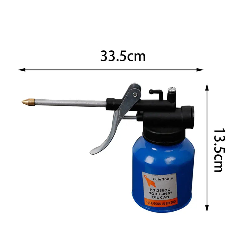 High pressure pump oiler oil can with long nozzle and trigger mechanism by Sononia