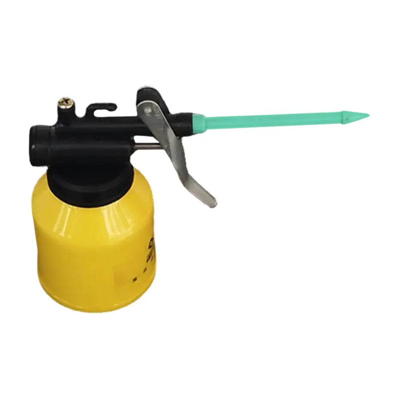 Yellow plastic pump oiler with black nozzle for SONONIA high pressure oil application