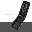Stainless Steel Finger and Toe Clipper Trimmer AZB Model - Black 6piece set