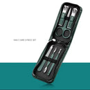 Stainless Steel Finger and Toe Clipper Trimmer AZB Model - green 6piece set