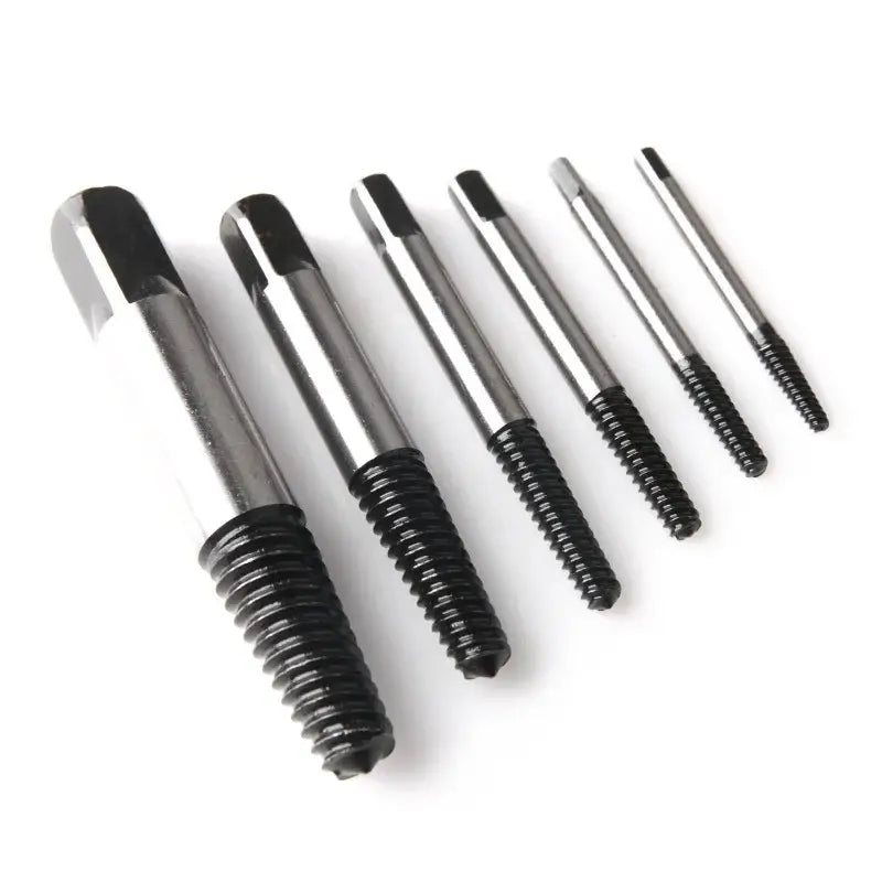 Set of 6pcs broken bolt removers in various sizes by Stonego DIY Supplies for home projects