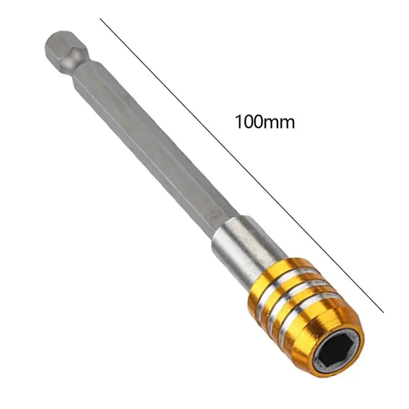 Magnetic screwdriver bit holder with gold collar for STONEGO Quick Hex Shank Tools