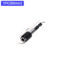 Magnetic bit holder with knurled grip for STONEGO Quick Hex Shank Tools in inch quick hex