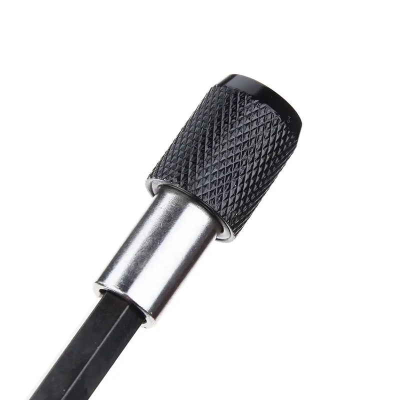 Mechanical pencil tip with textured metal grip and black body for Stonego Quick Hex