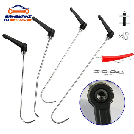 Set of automotive dent removal rods in SWHGYWHZ Paintless Dent Repair Tools Kit