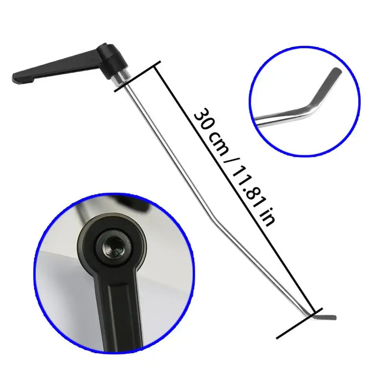 Long metal rod with handle for SWHGYWHZ Paintless Dent Repair Tools Kit for automotive use