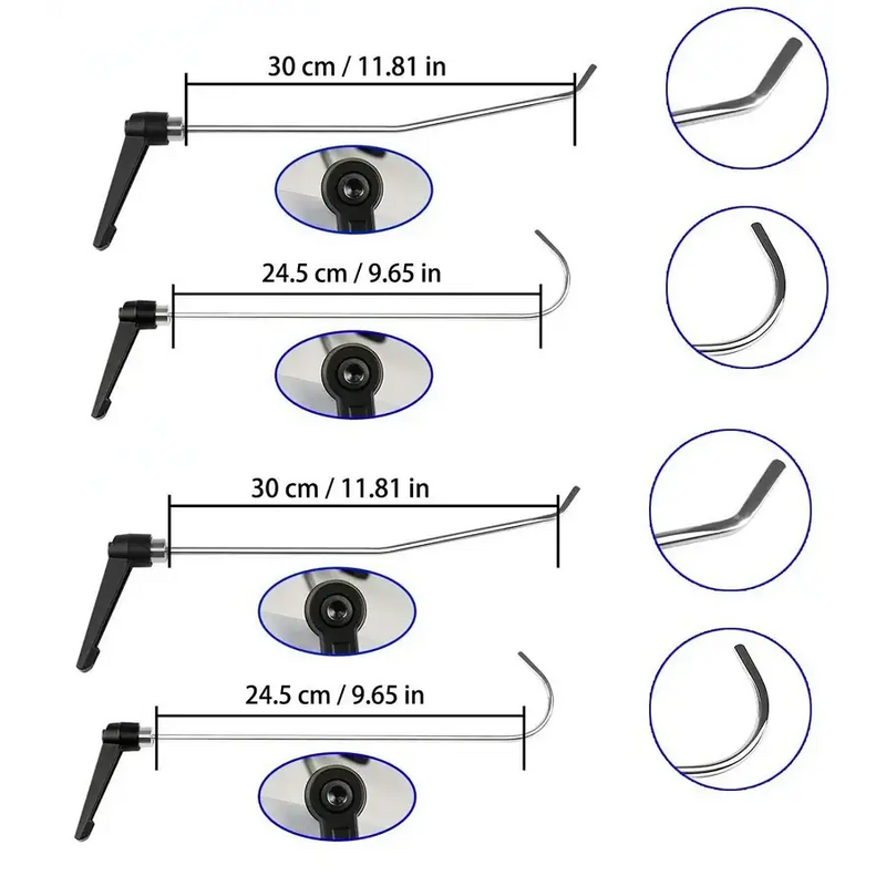 Curtain rods with adjustable lengths for SWHGYWHZ Paintless Dent Repair Tools Kit