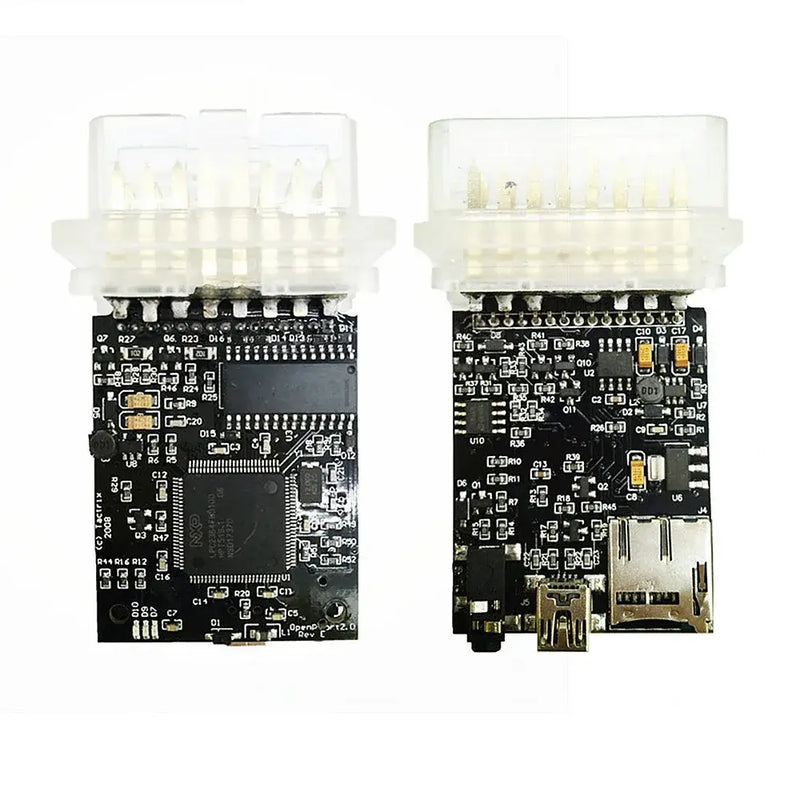 Two printed circuit boards featuring electronic components for Tactrix Openport Mainland China Hardware