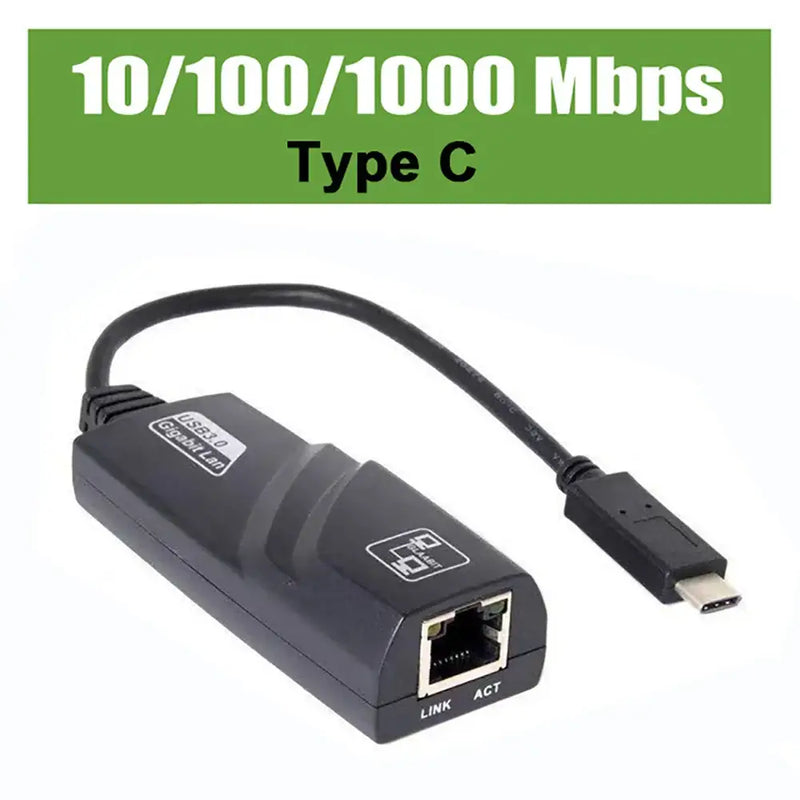 TelDaykemei Gigabit Ethernet Adapter for 10/100/1000Mbps LAN Transmission Rate