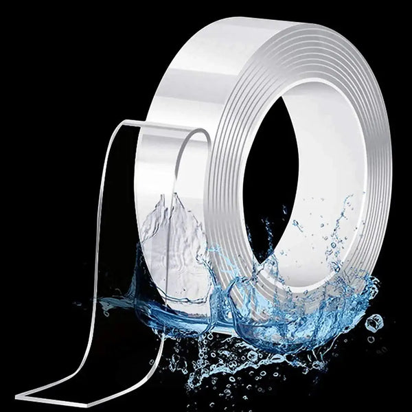 Roll of TFAAI Double Sided Tape with exceptional holding power and water splashing around