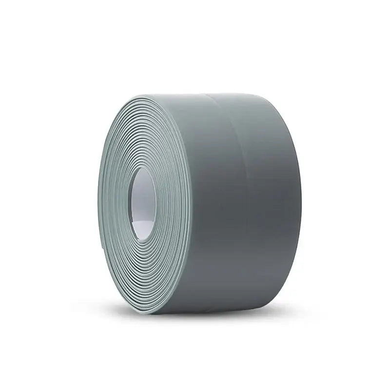 Roll of gray TFAAI self-adhesive bathroom tape for watertight sealing applications