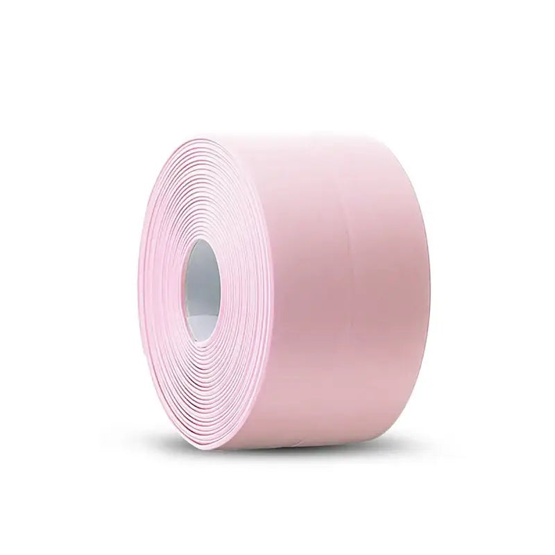 Light pink TFAAI self-adhesive bathroom tape roll for watertight sealing applications