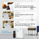 Waterless essential oil diffuser with instructions for Tinton Life Air Purifier usage
