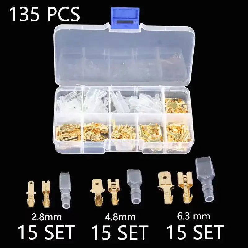 Plastic organizer box with assorted electrical connectors for Tongliao Multifunctional Plier