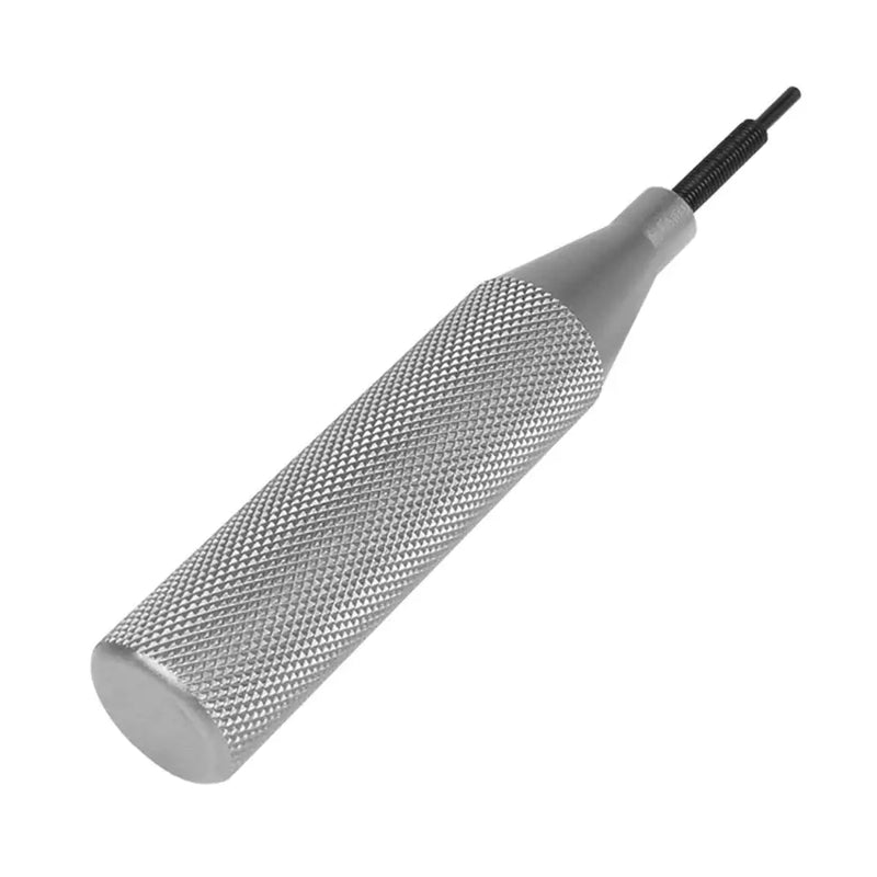 Cylindrical metal file tool with textured grip for Toobdpro ECU Cover Open Tool