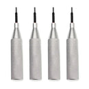 Four silver metal pens with textured grips for the Toobdpro ECU Cover Open Tool