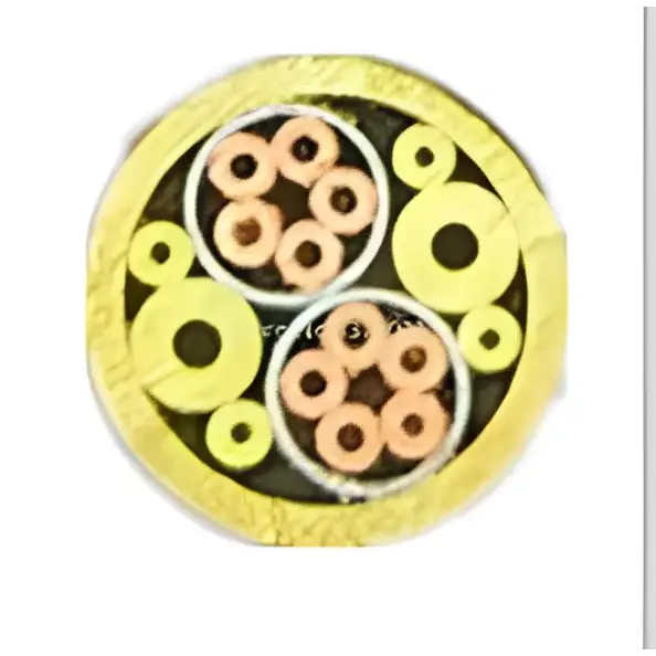 Cross-section of multi-conductor electrical cable in TYSEEK Hand Tool Parts manufactured in China