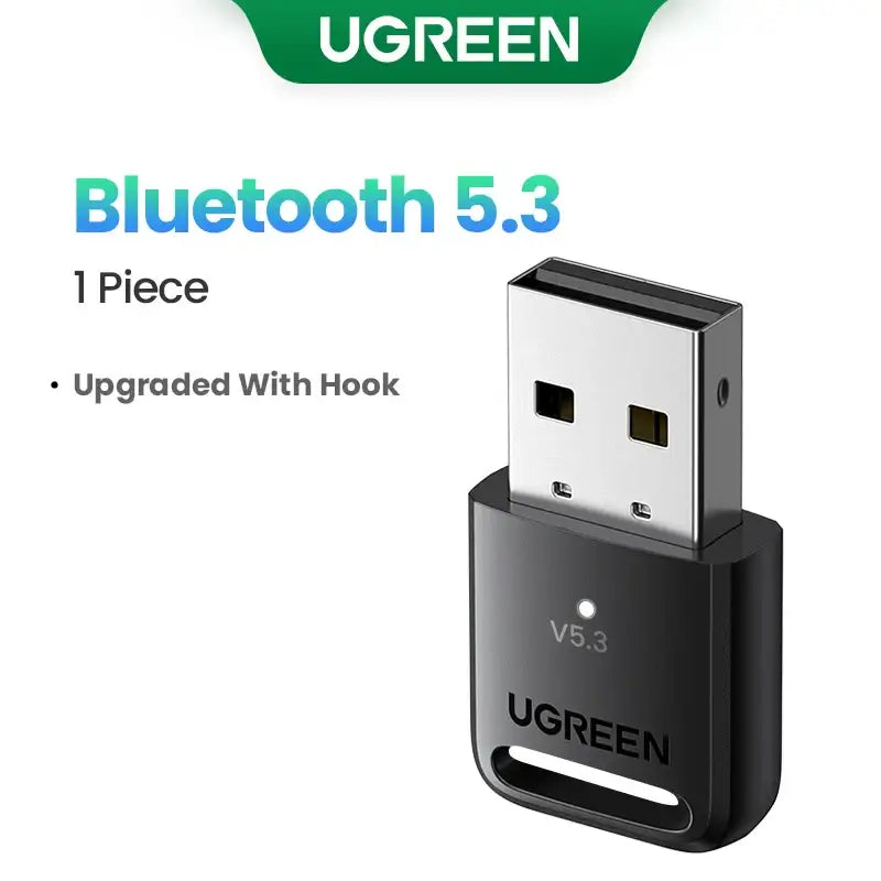 UGREEN CM656 USB Bluetooth Adapter featuring Bluetooth 5.3 and innovative hook design